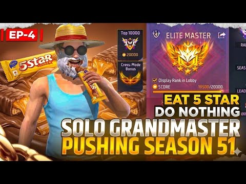 Solo Grandmaster Pushing Challange π€ | Solo Br Rank Grandmaster Push Tips And Tricks | Ep-4