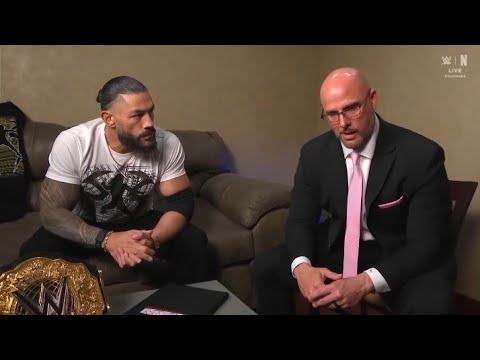 Roman Reigns & Adam Pearce backstage segment _ WWE RAW 25 MAY 2026