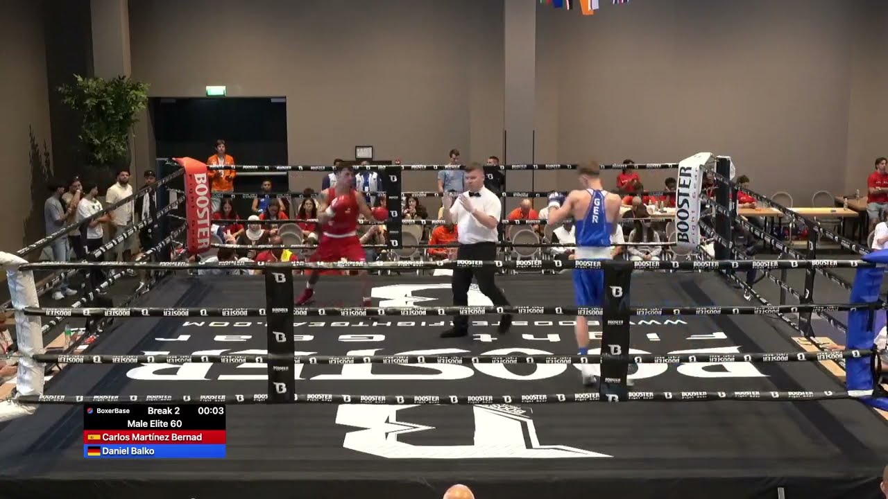 Carlos Martínez (ESP) vs. Daniel Balko (GER) Eindhoven Box Cup 2026 QF's (60kg) background
