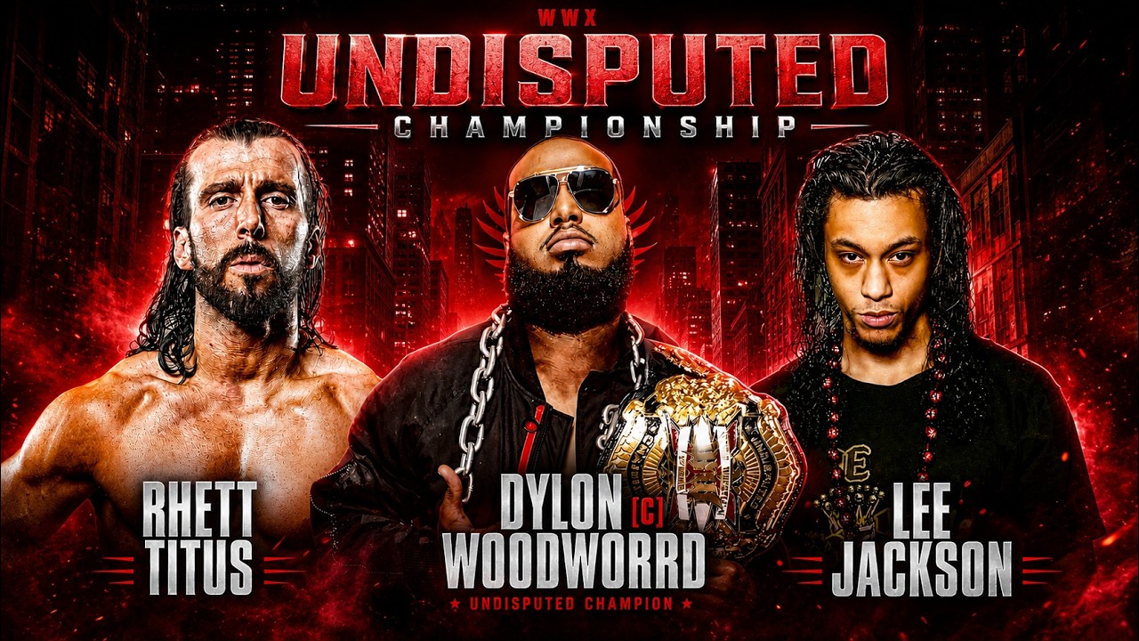 TRIPLE THREAT MATCH 😳🔥 | Dylon Woodword vs Rhett Titus vs Lee Jackson 2026-05-26 22:18 background