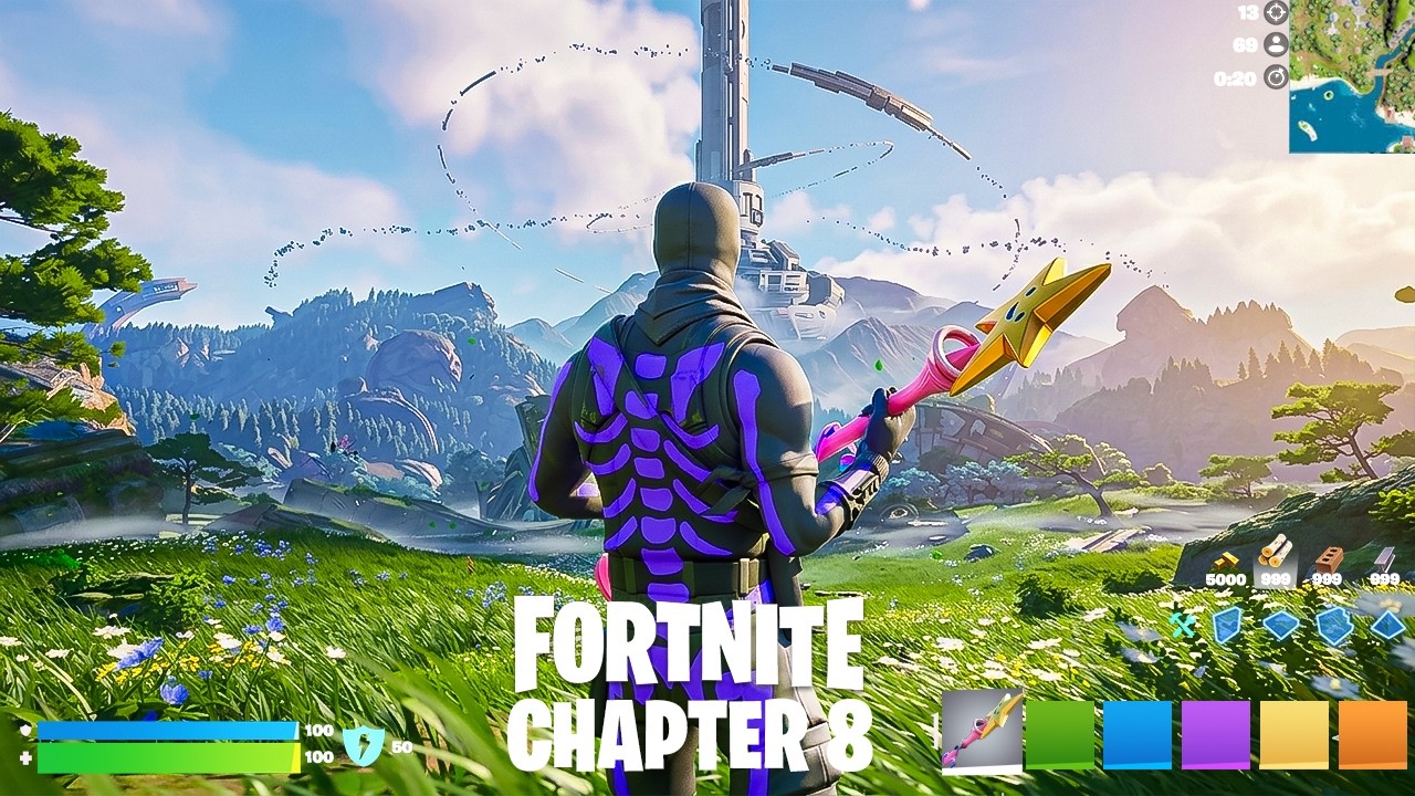 Fortnite Unreal Engine 6 das ENDE auf der PS4?! in Chapter 8, 9 background