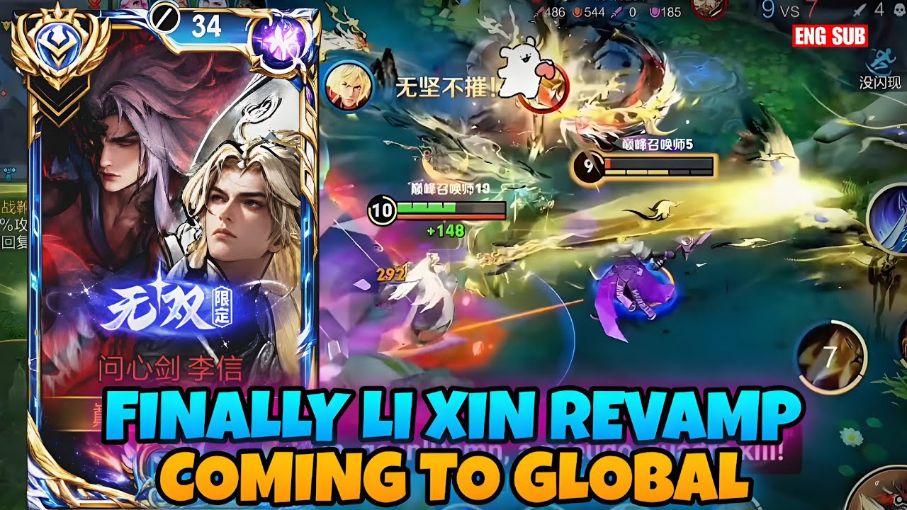 LI XIN REVAMP FINALLY CONFIRMED 🔥 NEW VERSION ARRIVES NEXT SEASON 🤩 | HONOR OF KINGS LI XIN GAMEPLAY