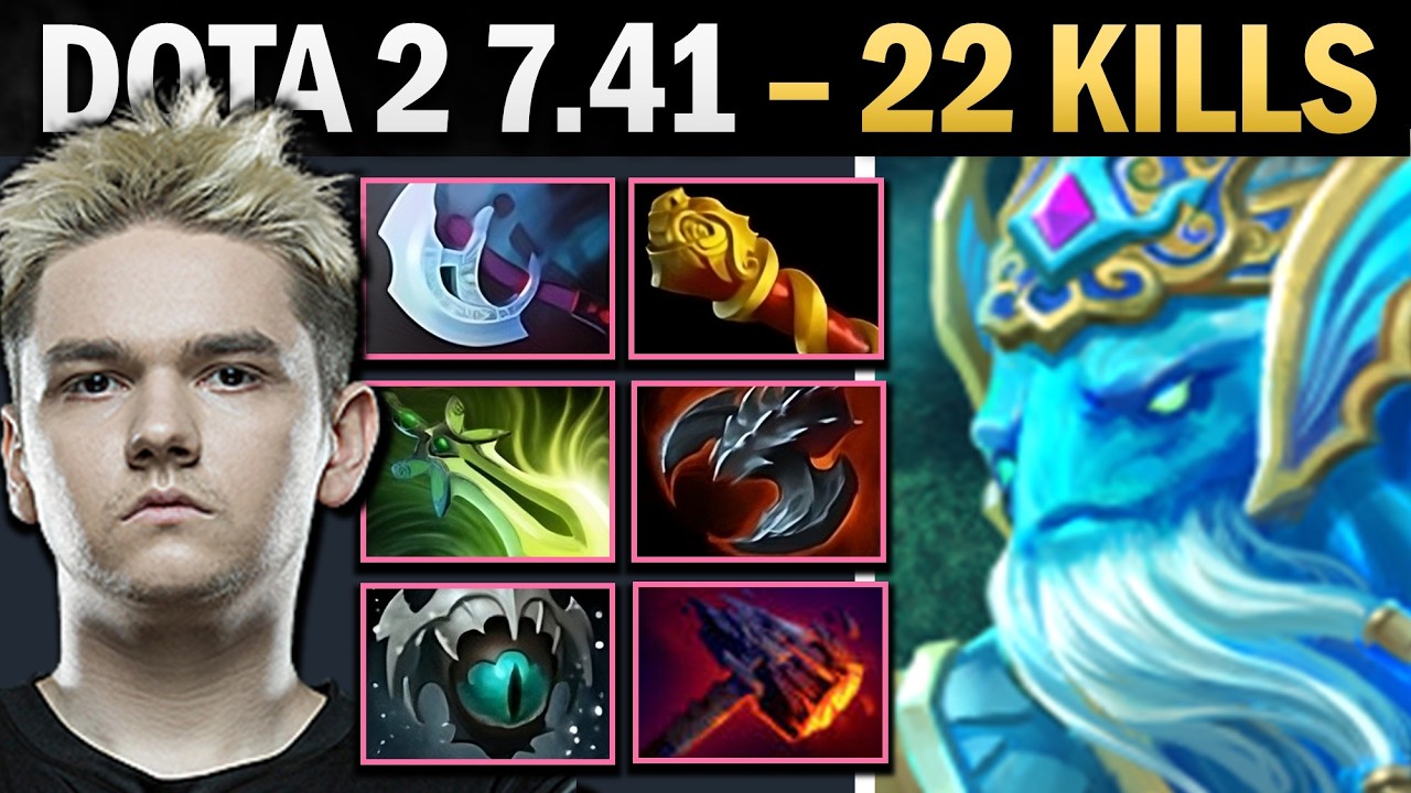 Morphling Dota 2 7.41 with 22 Kills and Pro Carry - Dota Gameplay