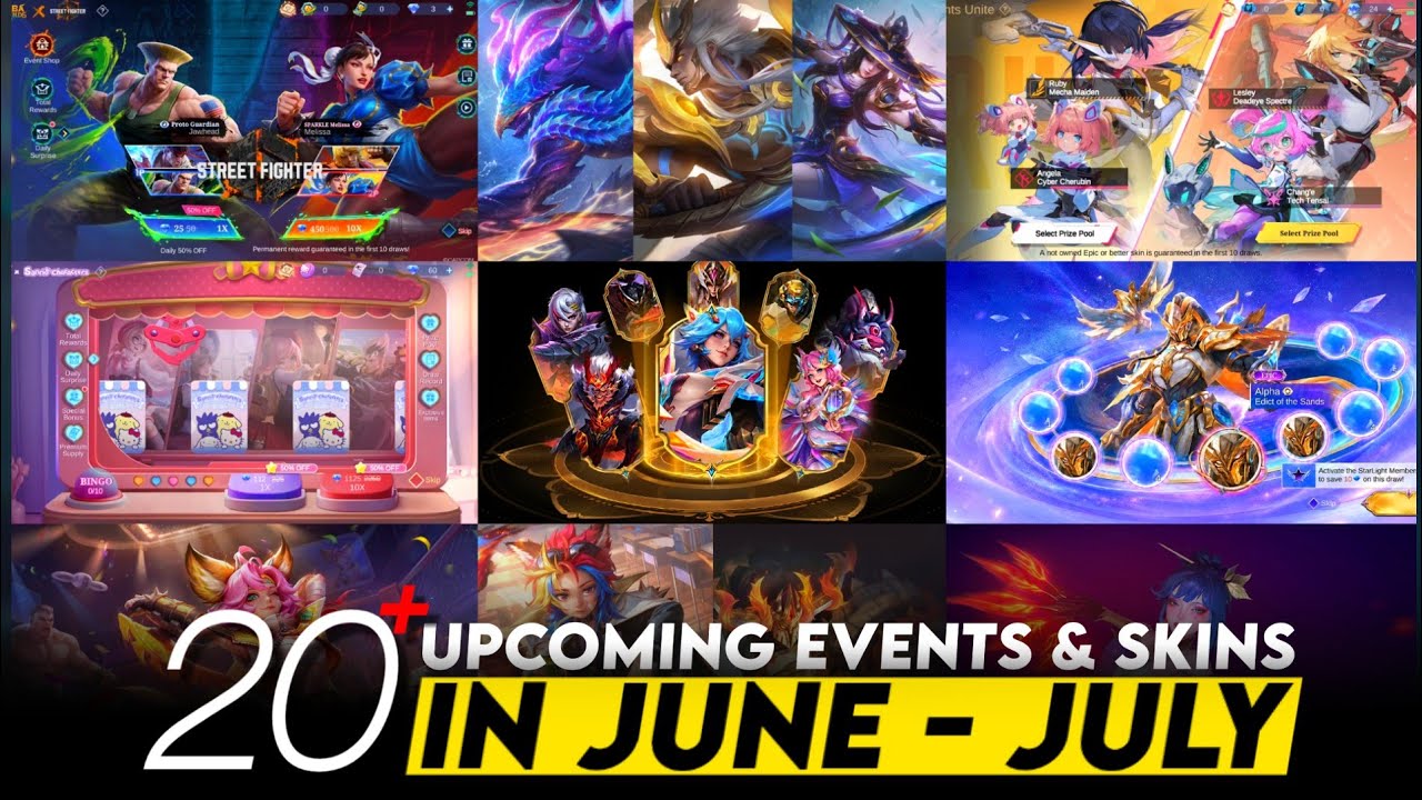 20 UPCOMING MAJOR EVENT IN JUNE - JULY | STREET FIGHTER EVENT | ASPIRANT RESALE | HELCURT COLLECTOR