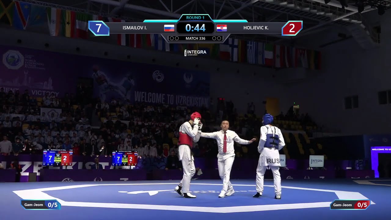 336 Semifinals M 68kg RUS ISMAILOV I CRO HOLJEVIC K PGM