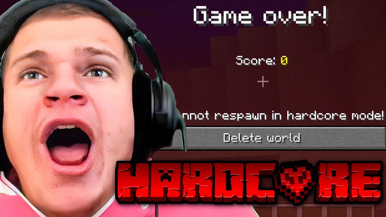 Minecraft Solo Hardcore Day 1 background