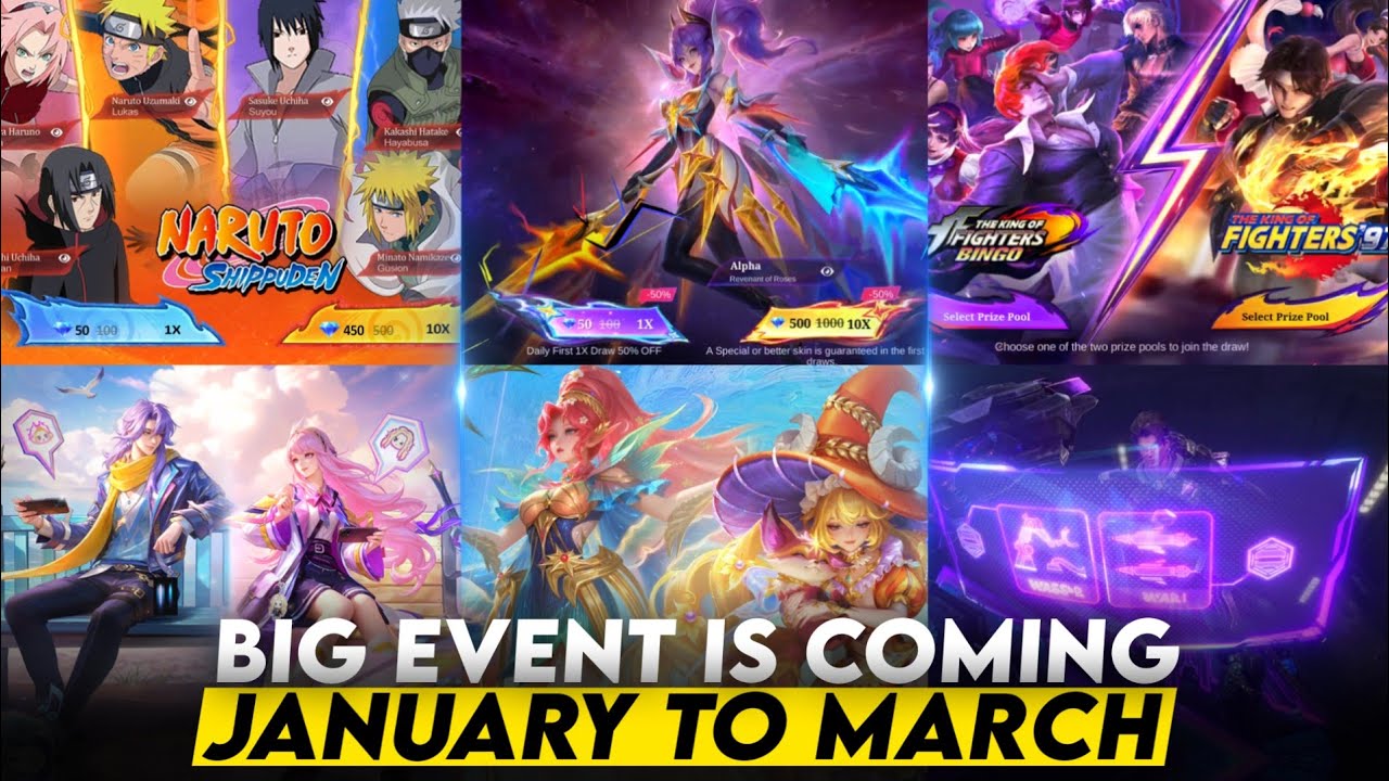 9 ALL MAJOR EVENT IS COMING | FANNY LEGEND | KOF RESALE | NARUTO 2.0 | PROMO DIAMOND 2026