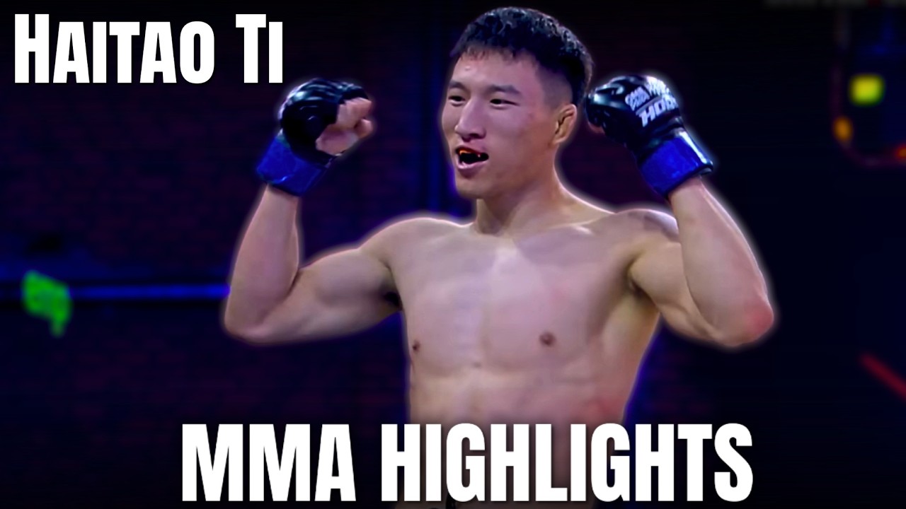 Haitao Ti MMA HIGHLIGHTS 2026 Professional 18-6 Fighter UFC Prospect | WLF JCK BRAVE CF One Pride🇨🇳 background