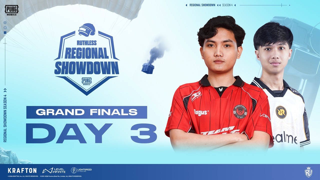 PUBG MOBILE RUTHLESS REGIONAL SHOWDOWN S4 GRAND FINALS DAY 3 FT. #BTR #RRQ #HORAA #A7 #T2K