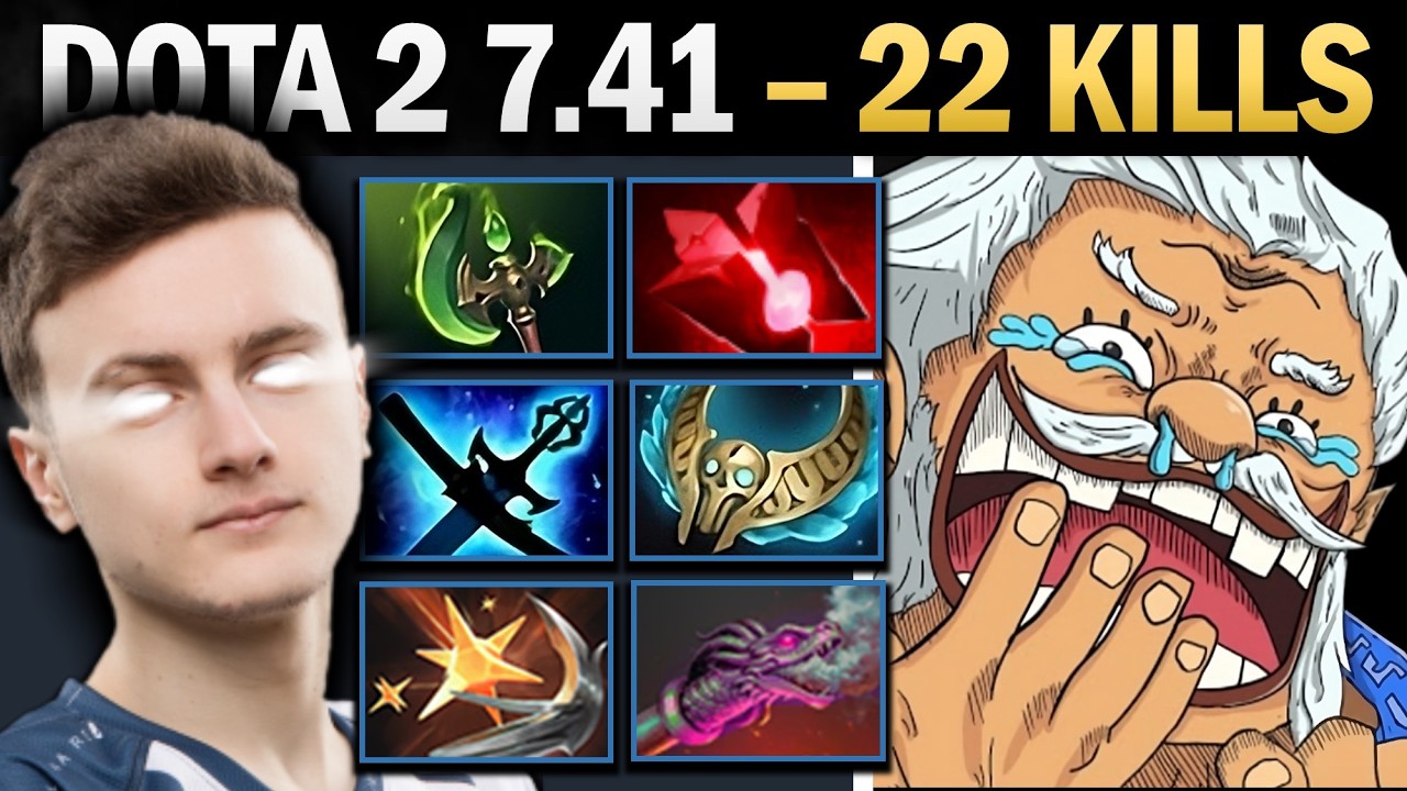 Zeus Dota 2 7.41 with Hydras and 22 Kills - Dota 2 Gameplay