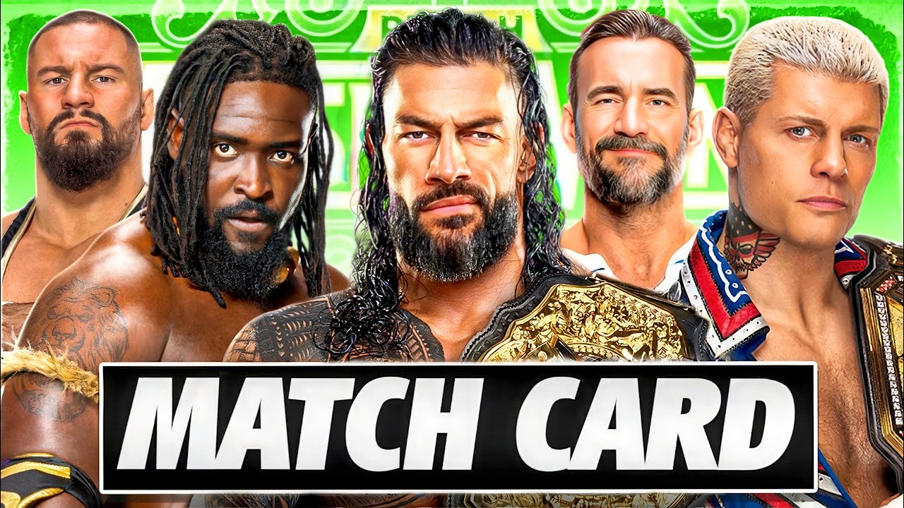WrestleMania 43 Dream Match Card | Roman Reigns vs The Rock, Cody Rhodes vs CM Punk & More! background