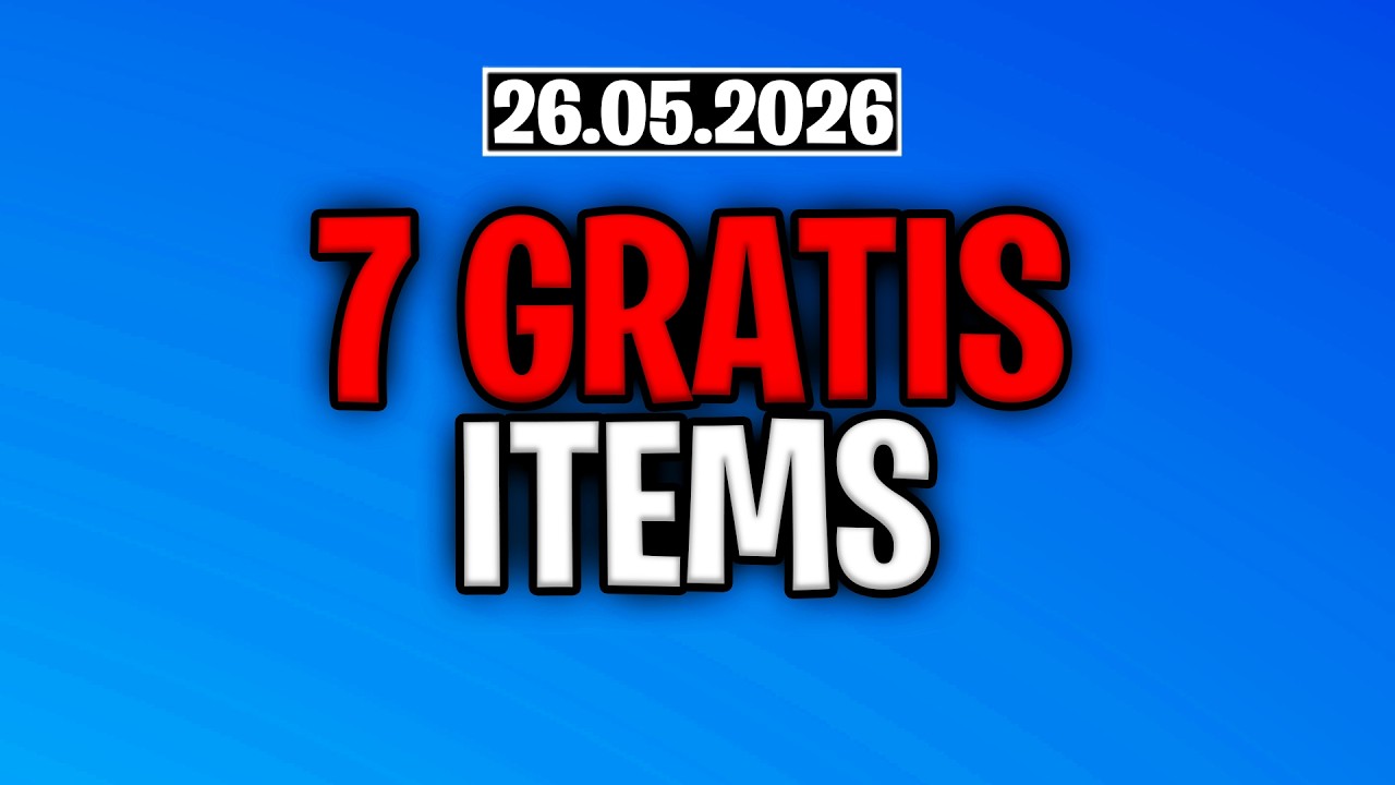 Fortnite Daily Item Shop 26.5.2026 | 7 GRATIS ITEMS background