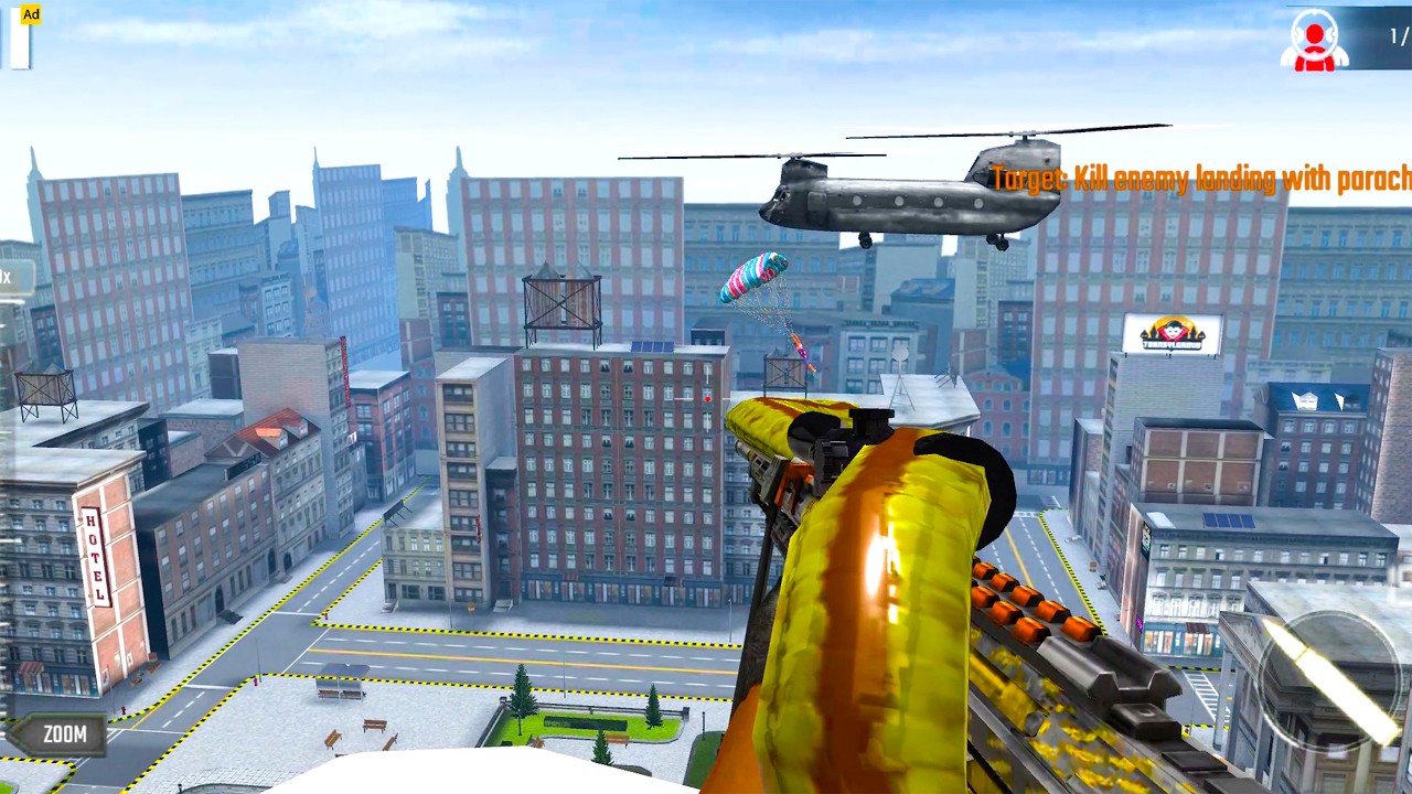 Sniper Game: 3D Gun Shooting Gameplay - Campaign (Android)