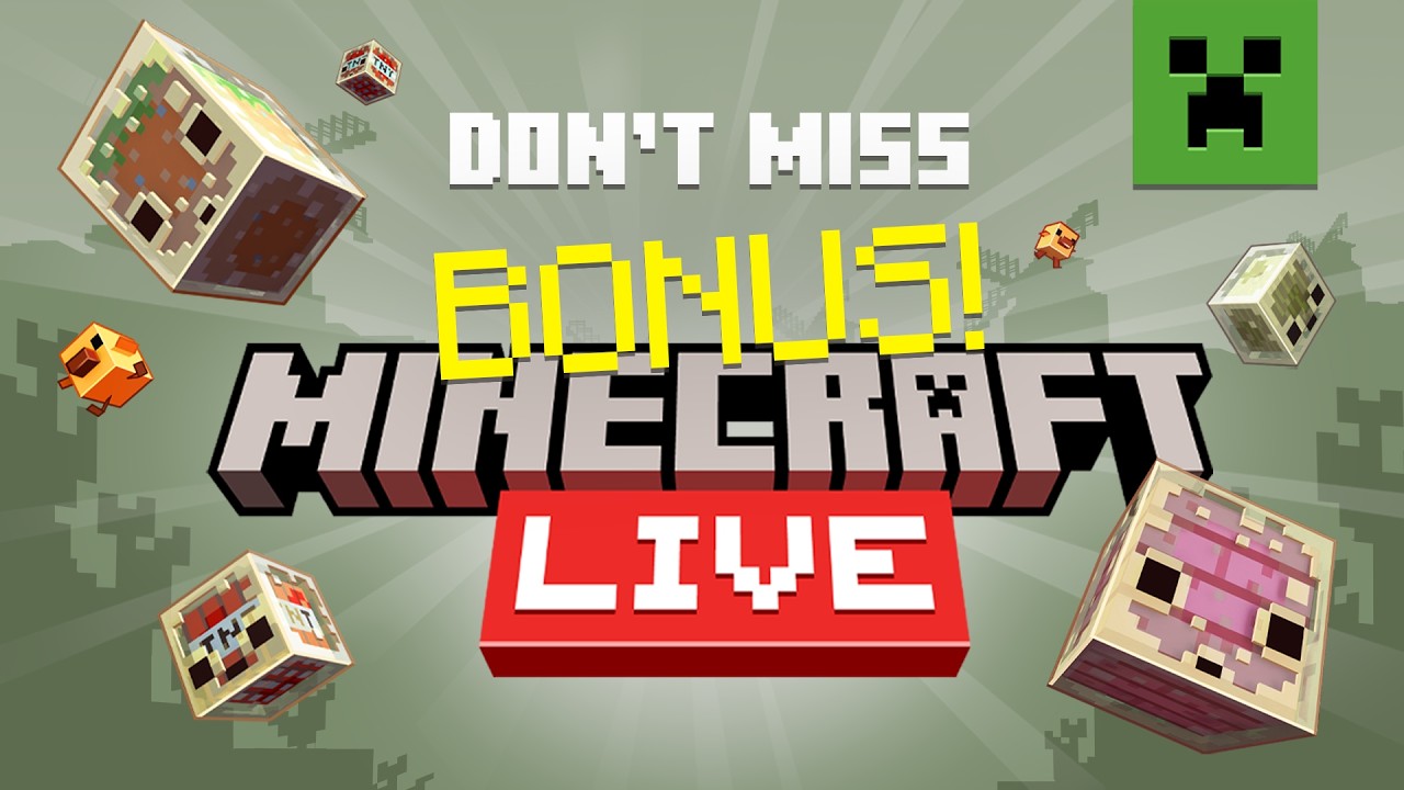 THERE'S A BONUS MINECRAFT LIVE?!
