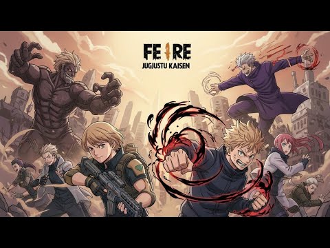 Free fire x jujutsu Kaisen gameplay #freefire
