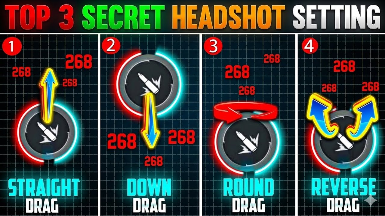 Free Fire Auto Fire Button Trick 2026 Sensitivity | 2gb, 4gb, 6gb Ram Headshot Sensitivity Setting