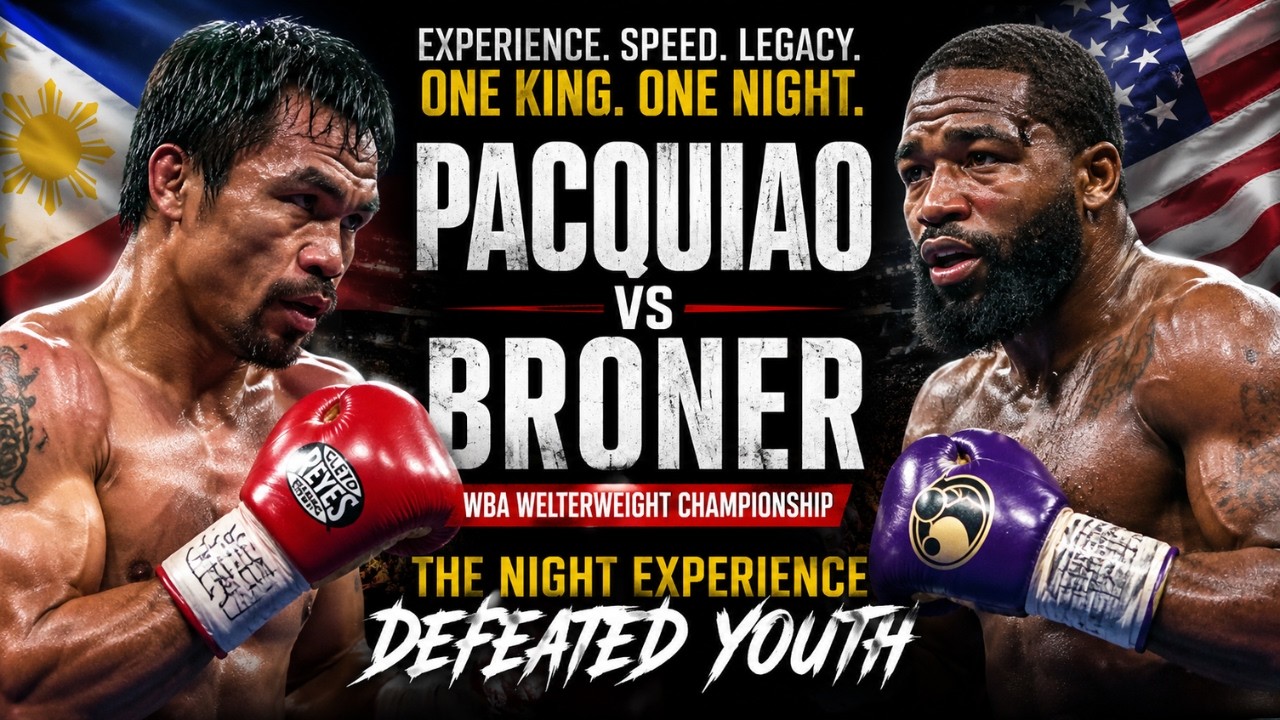 Manny Pacquiao vs Adrien Broner | The Night Experience Defeated Youth (Full Fight Documentary)