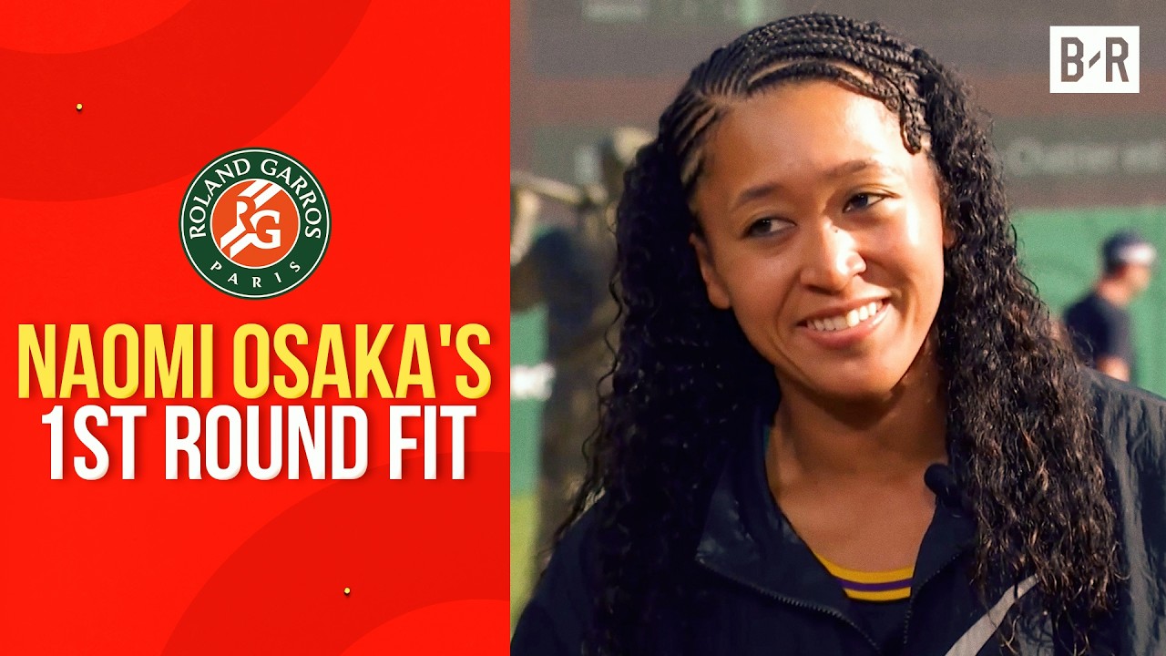 Naomi Osaka Breaks Down Her Viral Outfit & First Round Win | Roland-Garros 2026 background