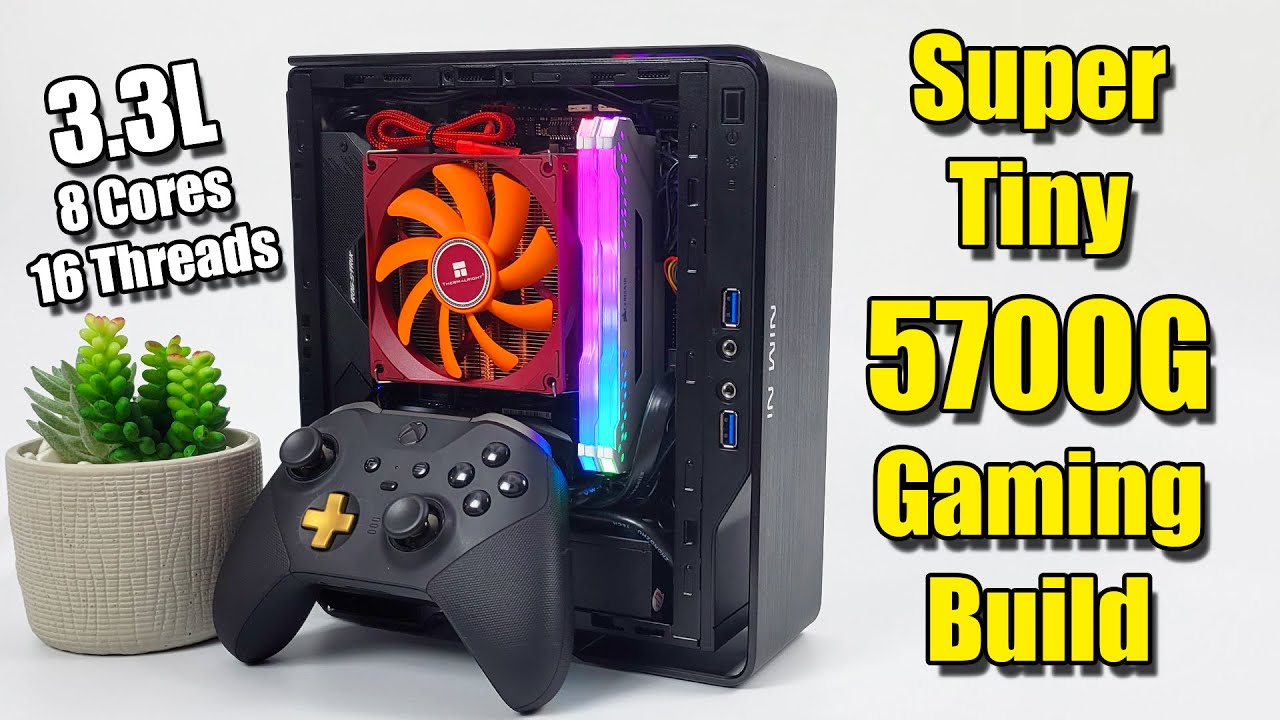 Super Tiny RYZEN 5700G Gaming Build! The Most Powerful APU So Far!