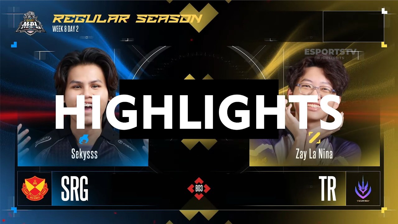 SRG vs REY HIGHLIGHTS MPL MY S17 | Team Rey vs Selangor Red Giants