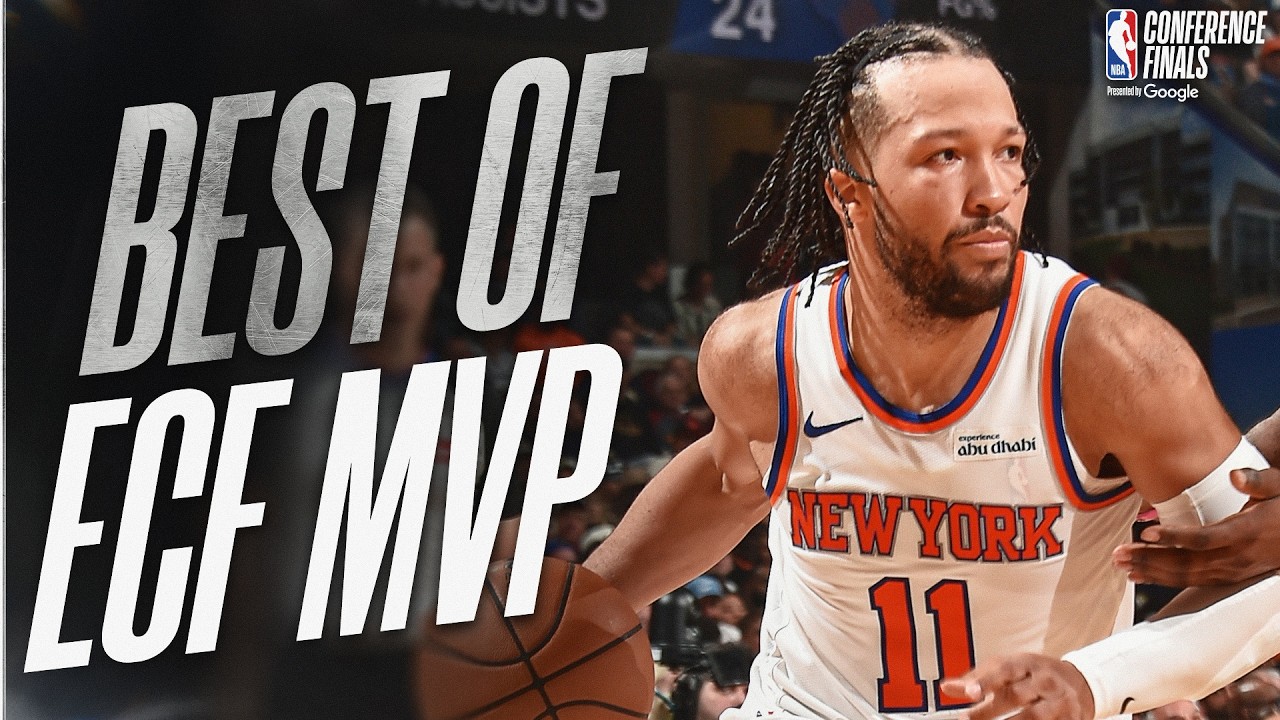 Jalen Brunson DOMINATED to Receive the 2026 Larry Bird Eastern Conference Finals MVP 🔥 background