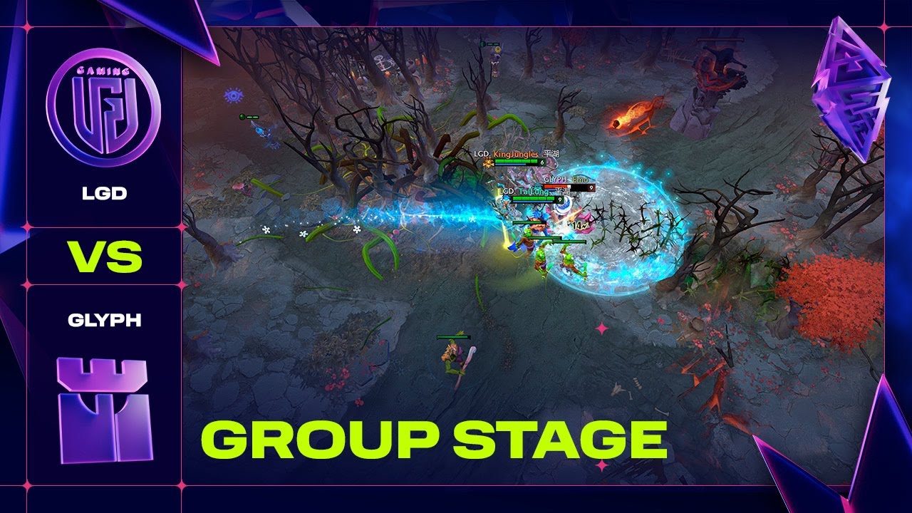 GLYPH vs LGD - Official Highlights - BLAST Slam VII Dota 2 background