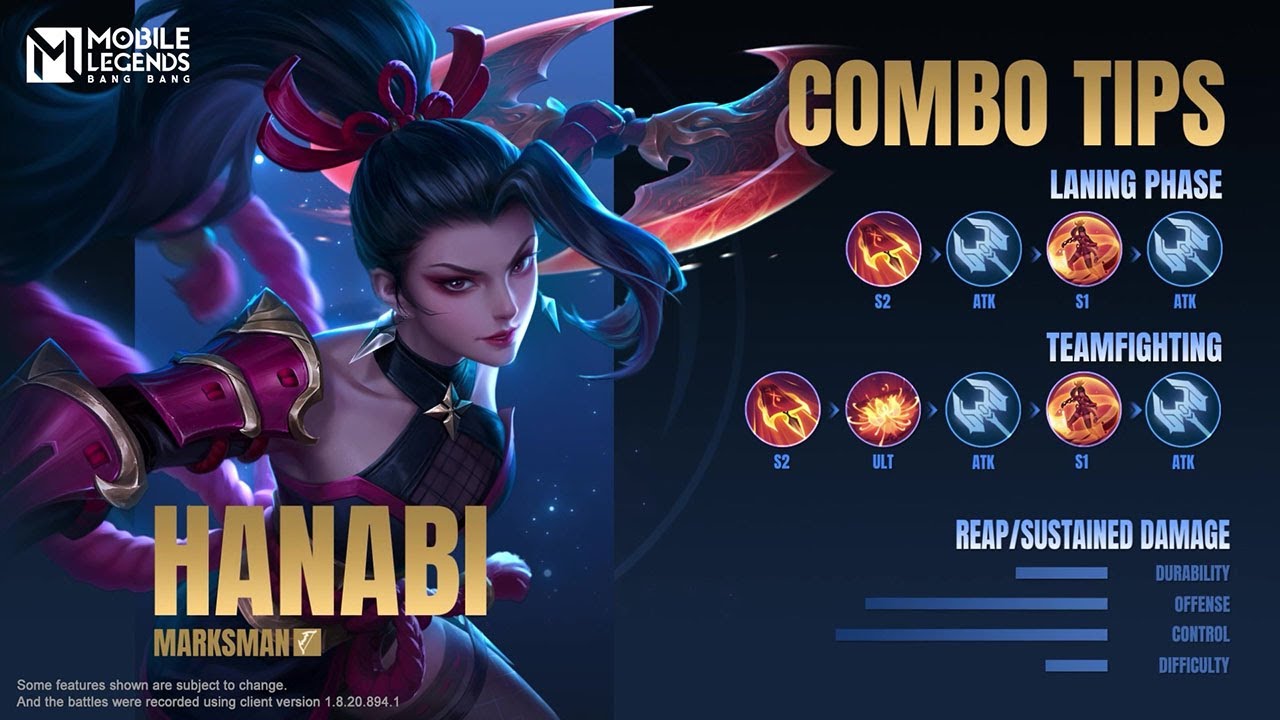 Hero Spotlight | Hanabi | Mobile Legends: Bang Bang background