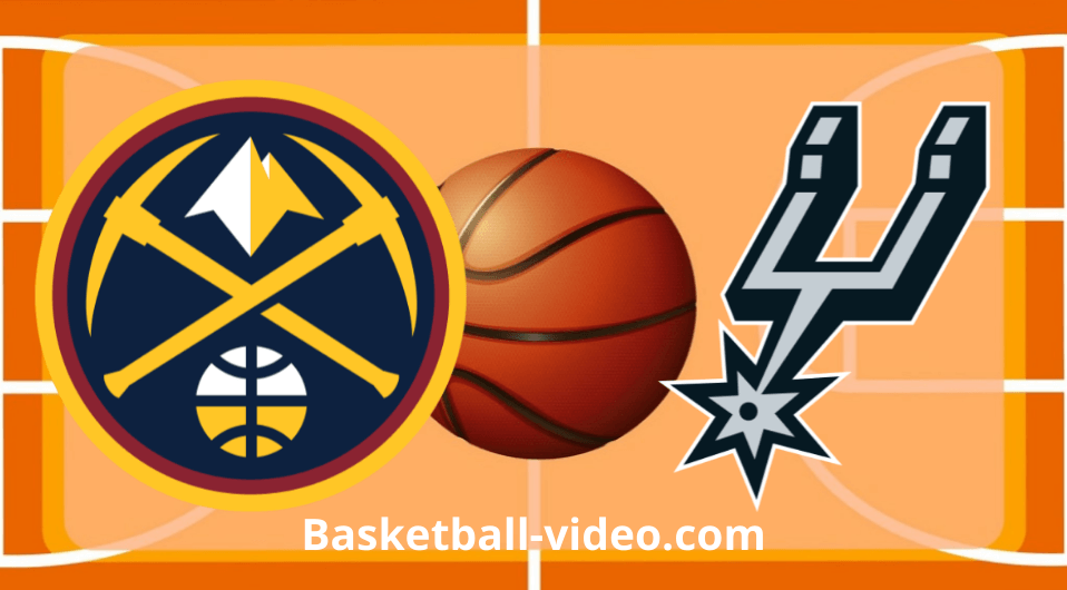 Denver Nuggets vs. San Antonio Spurs Full Game Replay April 12, 2026 NBA background