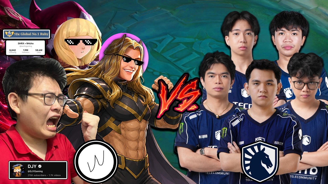 KATSUO X DJY X NACHO VS TEAM LIQUID PH IN TOURNAMENT MODE!! π | OCEAN WHITE VS TLPH! - MLBB