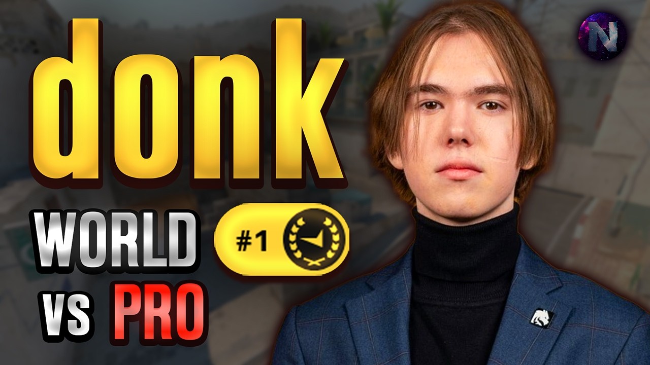DONK Crushes PRO in Top FACEIT Lobby! donk POV with COMMs (Dust 2)