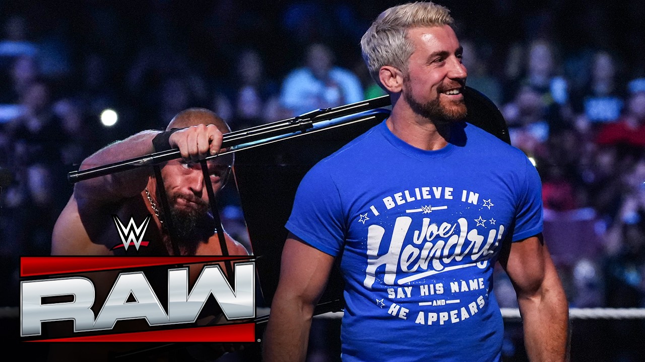 Austin Theory attacks Joe Hendry: Raw highlights, May 25, 2026 background