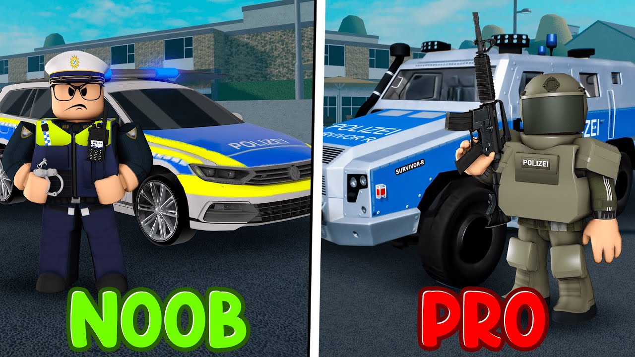 Von NOOB zu PRO Polizist! (Notruf Hamburg Roblox) background