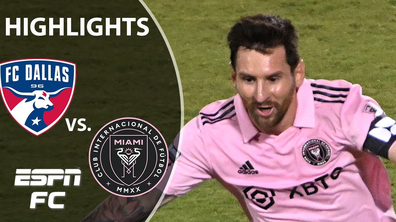 Lionel Messi HIGHLIGHTS from Inter Miami’s MAGICAL win over FC Dallas | Leagues Cup | ESPN FC background