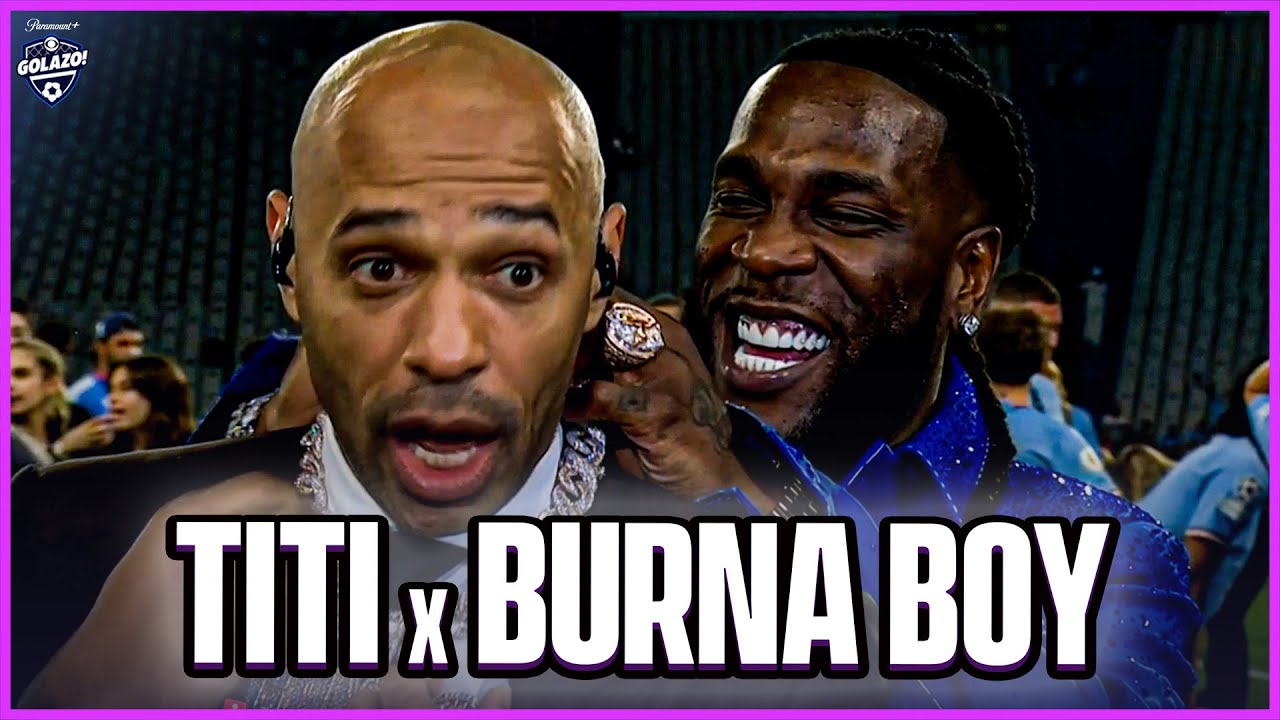 Burna Boy puts on a special concert for Thierry, Micah & Carragher! 🎤😆 background
