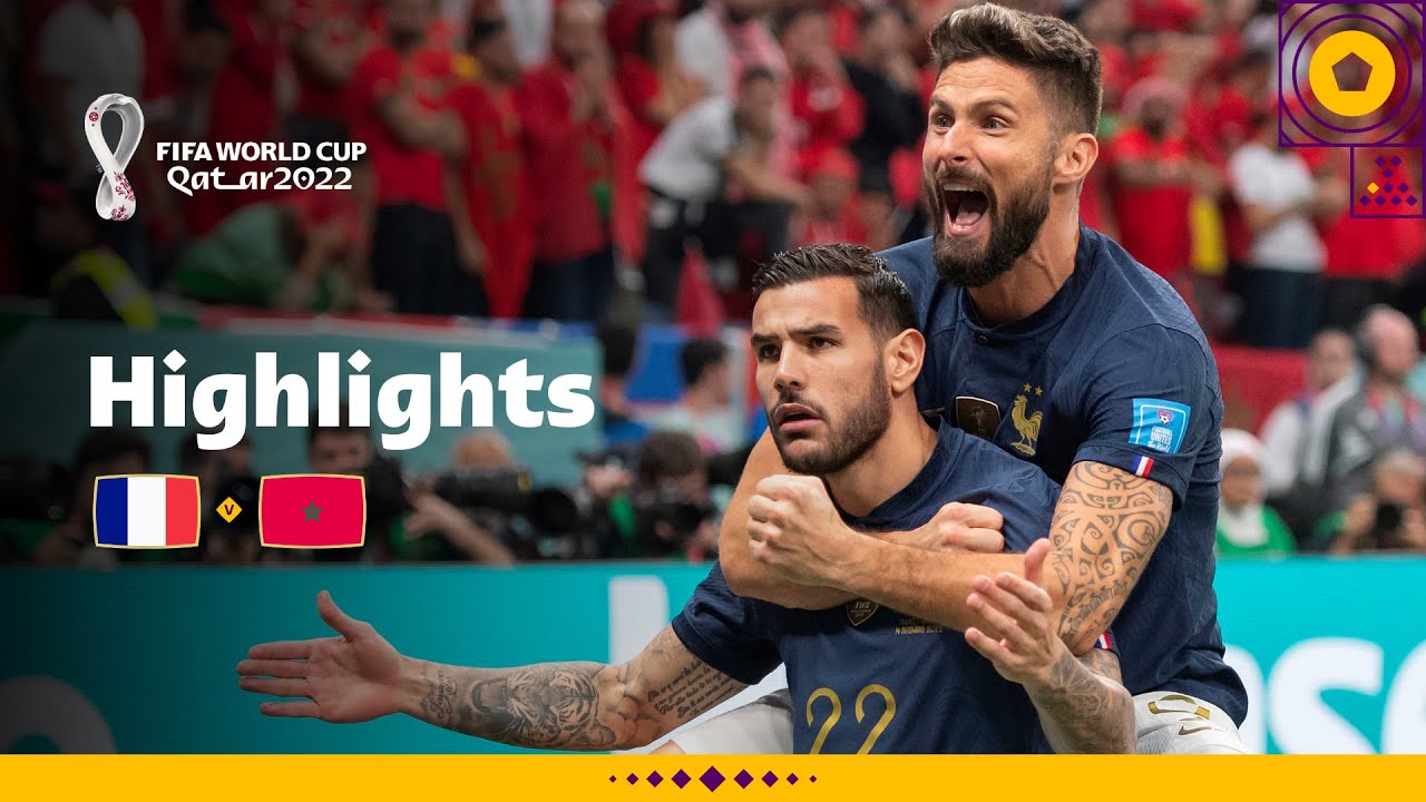Allez Les Bleus | France v Morocco | Semi-Final | FIFA World Cup Qatar 2022 backdrop