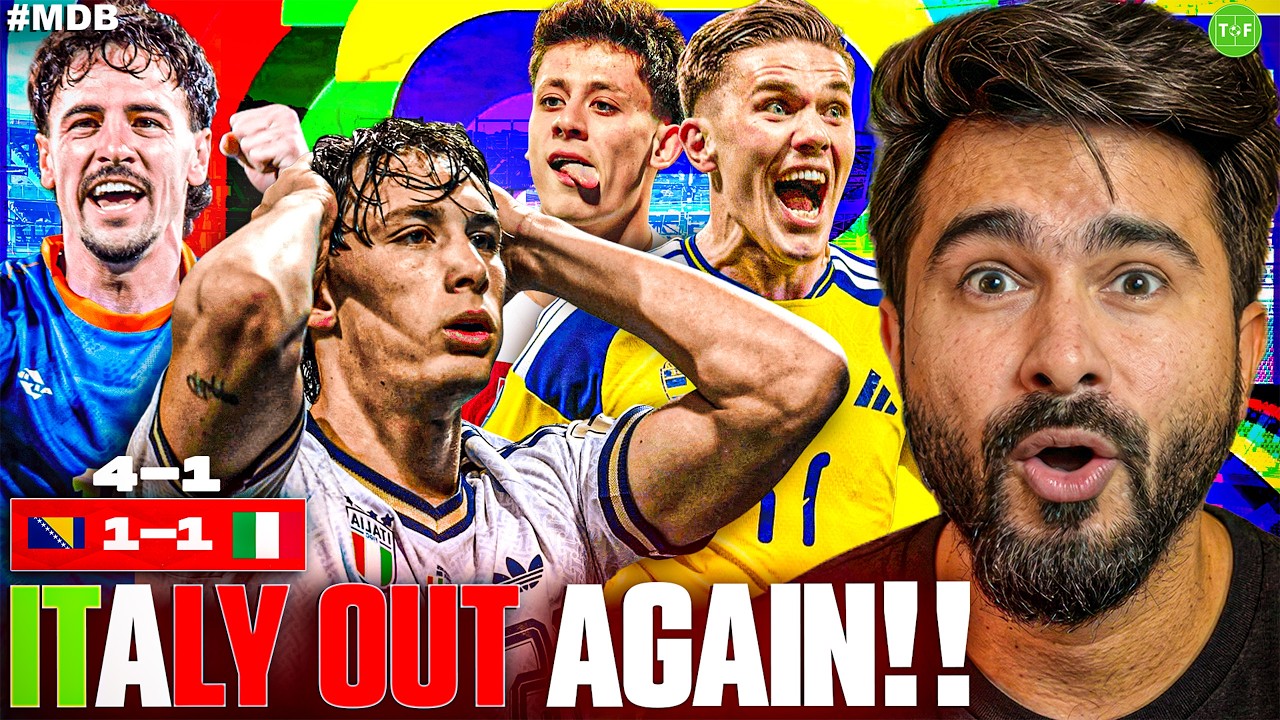 ITALY OUT OF WORLD CUP, AGAIN! | Turkey, Sweden Qualify | Japan Real Underdog! #MDB background