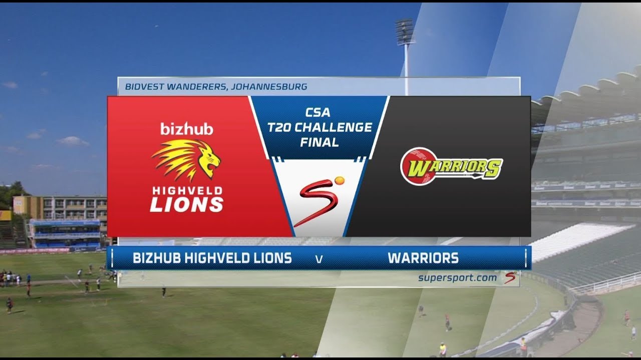 CSA T20 Challenge | Final | Lions vs Warriors background