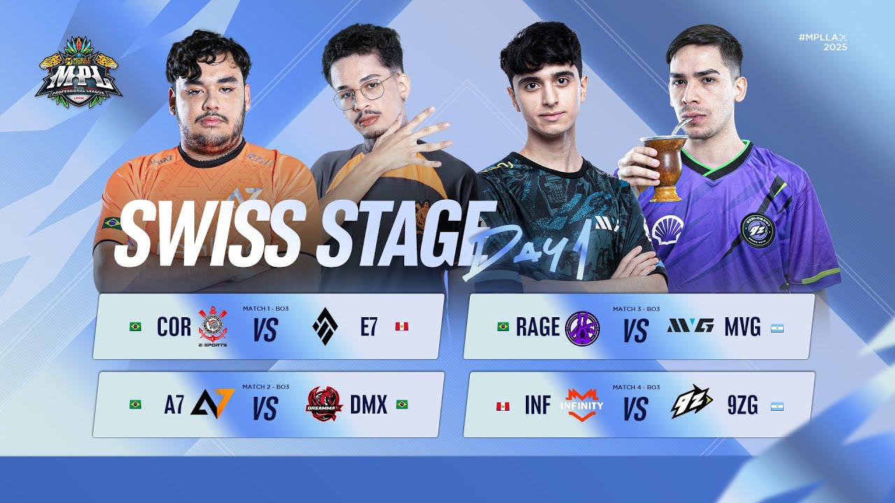 LIVE 🔴 | MPL LATAM Season 3 MLBB | Swiss Stage - Day 1 background