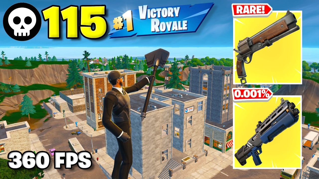 NEW TYPICAL GAMER SKIN! 115 Elimination Solo "RELOAD” Gameplay Wins (Fortnite Chapter 7 Controller)