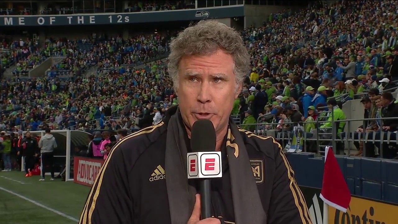 Ron Burgundy narrates MLS opener between the Seattle Sounders and the Los Angeles FC | ESPN backdrop
