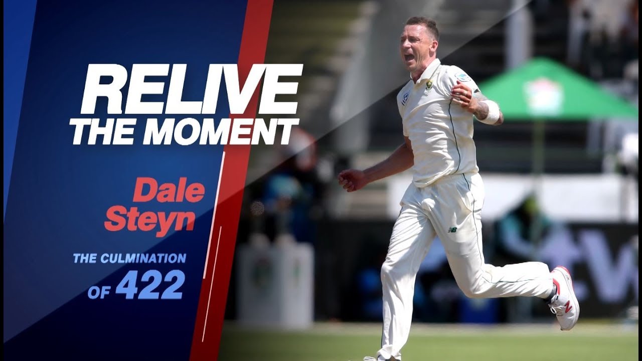 Dale Steyn | Relive the Moment | The Culmination of 422 | SuperSport background