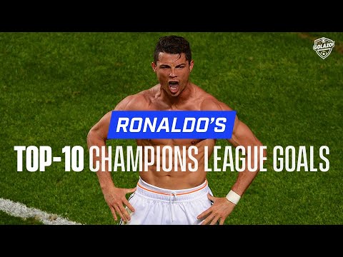 Cristiano Ronaldo Top-10 Champions League Goals | Man United, Madrid, Juve | CBS Golazo backdrop