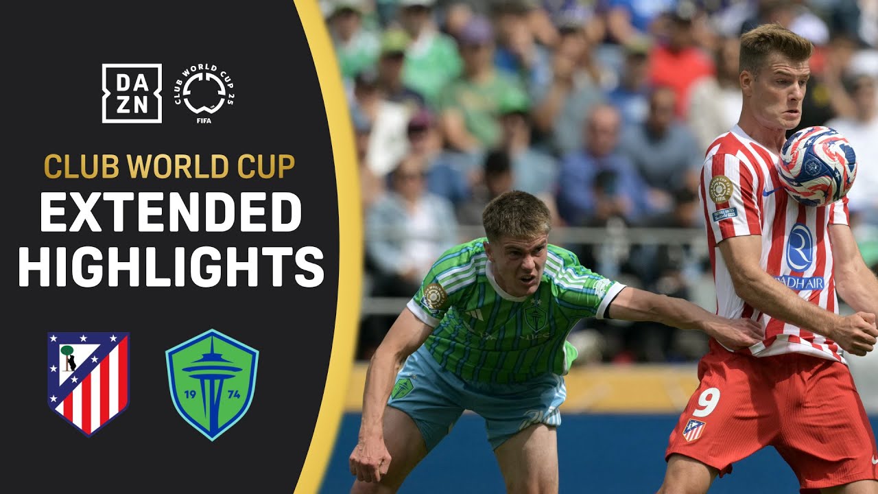 Atlético Madrid vs. Seattle Sounders | FIFA Club World Cup Extended Highlights background
