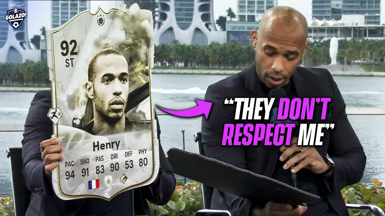Thierry Henry is NOT HAPPY with is EA Sports FC 24 Legacy Card đĄ | UCL Today | CBS Sports Golazo backdrop