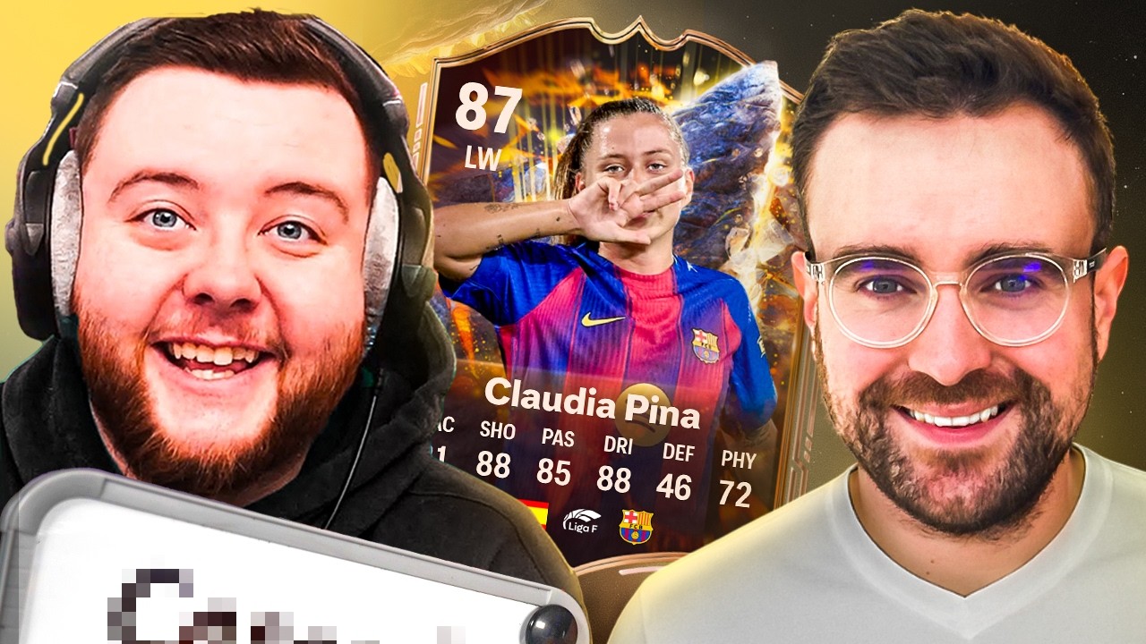 THE BEST CARD ON THE GAME!!! FC26 Squad Builder Showdown on Cornerstones Claudia Pina background