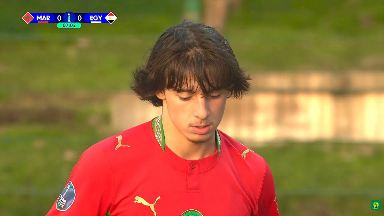 Ibrahim Rabbaj 1 Assist vs Egypt U17