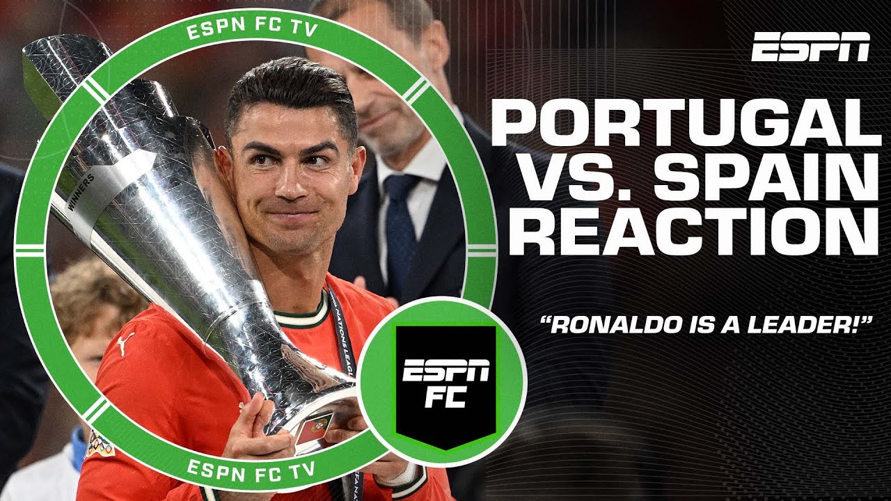 Cristiano Ronaldo is a LEADER, he showed that today vs. Spain! - Frank Leboeuf | ESPN FC backdrop