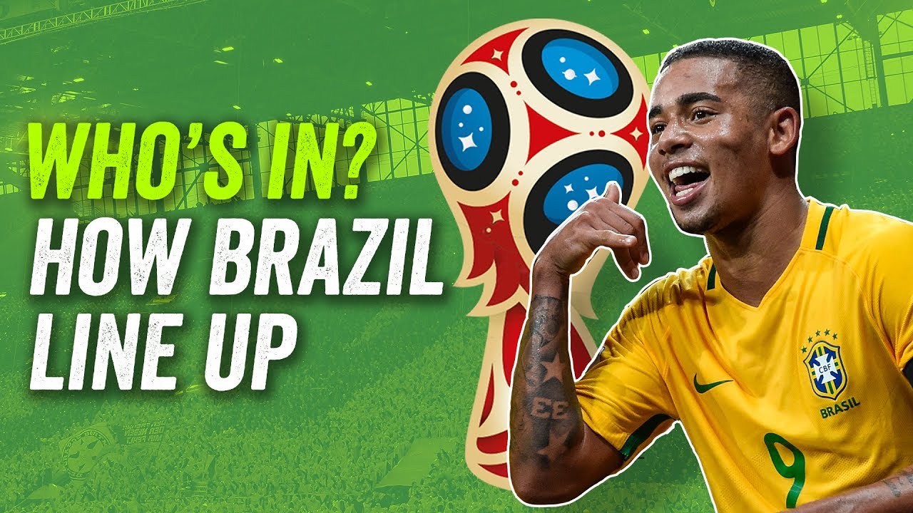 David Luiz, Gabriel Jesus OUT?! How Brazil will line up at the 2018 World Cup in Russia background