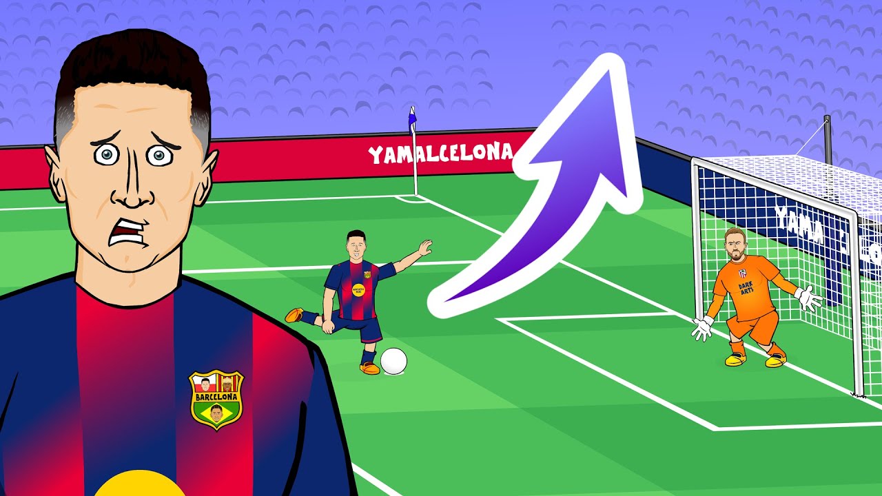 LEWANDOWSKI PENALTY MISS😂 FC Barcelona 3-1 Atletico Madrid Highlights background