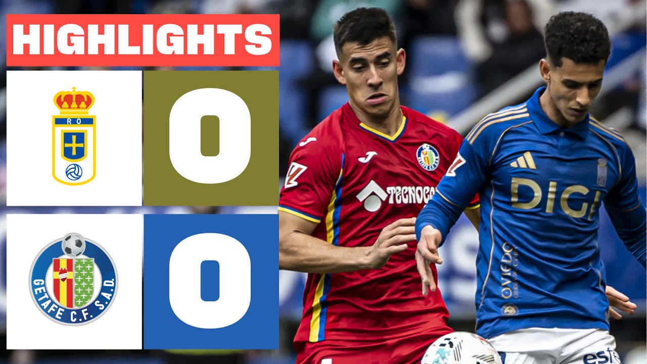 REAL OVIEDO 0 - 0 GETAFE CF | RESUMEN LALIGA EA SPORTS